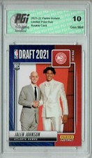 Jalen Johnson 2021 Panini Instant #DN19 Draft Night 1 of 493 Rookie Card PGI 10