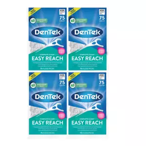 DenTek Complete Clean Easy Reach Floss Picks 75 ct. (Pack of 4) - Picture 1 of 9