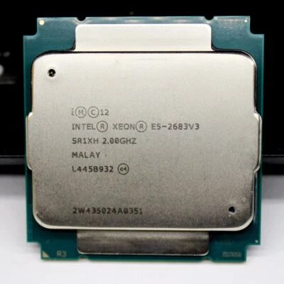 Intel Xeon E5-2683 V3 CPU 14-Core 28-Thread 2.0GHz 35M 120W LGA 2011-3 Processor - Image 1 of 4