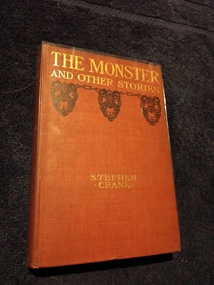 Stephen Crane The Monster and Other Stories 1899 1st US VG Foto 1 de 4