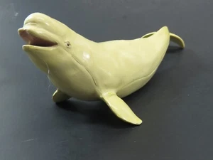 Monterey Bay Aquarium 1991 Meerestier Harz Figur 9" Beluga Wal lebensecht - Bild 1 von 5