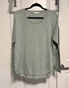 Madewell clearweather gray blue green L Long sleeve shirt - Picture 1 of 7