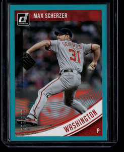 Max Scherzer 2018 Donruss Teal 183/199 #193
