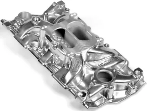 WEIAND STREET WARRIOR INTAKE MANIFOLD,283-406CI,55-86,87 & UP W/ALUM HEAD SBC V8 - Picture 1 of 1