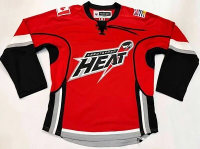 Reebok Abbotsford Heat AHL Hockey Jersey Adult S Red Canada Sewn blank - Image 1 of 4