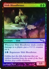 Slith Bloodletter FOIL Mirrodin NM Black Uncommon MAGIC MTG CARD ABUGames