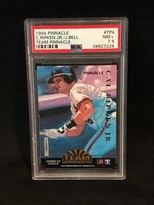 1994 Team PINNACLE #TP4 - CAL RIPKEN Jr. & Jay Bell - PSA 7.5 NM+ - Picture 1 of 2