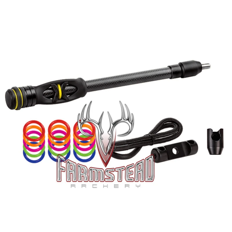 Estabilizador Trophy Ridge Hitman 10" negro con desconexión rápida y eslinga de muñeca #29574 Foto 1 de 1