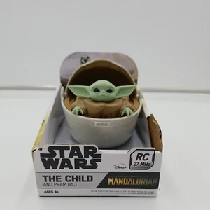 Star Wars The Mandalorian The Child Grogu & Pram telecomando 27 MHz giocattolo nuovo con scatola - Foto 1 di 8