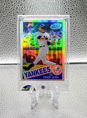 DEREK JETER 2007 eTopps #1 PRINT RUN /1199 YANKEES GOAT & HOF LEGEND - Image 1 of 2