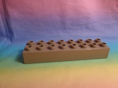 LEGO Duplo Tan Brick Base Plate 2 X 8 Dot - Image 1 of 4