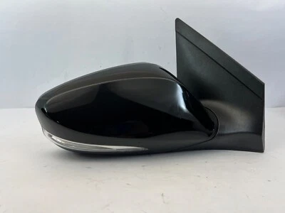 Espejo retrovisor derecho pasajero Hyundai Elantra GT 2014-2017 intermitente eléctrico negro Foto 1 de 4