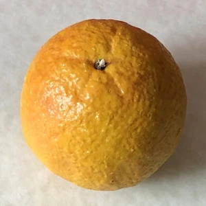 Antigua Italia Mármol Italiano Piedra Fruta GRANDE Naranja Florida Realista - Imagen 1 de 3