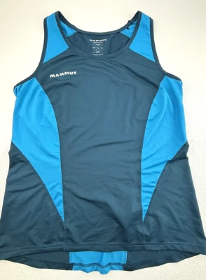 MAMMUT 无袖背心女式中号蓝色浅绿色 RN 117481 — 第 1/4 张图片