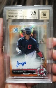 2017 Bowman Chrome Orange Francisco Mejia Autogramm BGS 9.5 Auto 10 High Subs - Bild 1 von 2