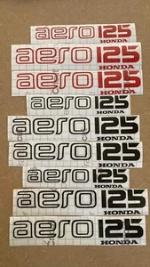 Honda Aero 125 Reproduction Decals COMPLETE sets!!!! Silver, Blue, or Custom!!! - Picture 1 of 3
