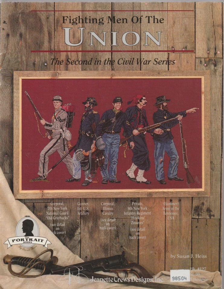 The Fighting Men of the Union cross stich booklet by jeannette crews - Image 1 of 1