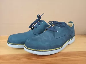 Samuel Hubbard Herren 'Free' Marineblau Nubuk Leder Freizeit Oxford Schuh/Vibram Sohle - Bild 1 von 10