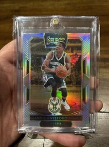 2016-17 Panini Select Courtside Silver Prizm Giannis Antetokounmpo #205