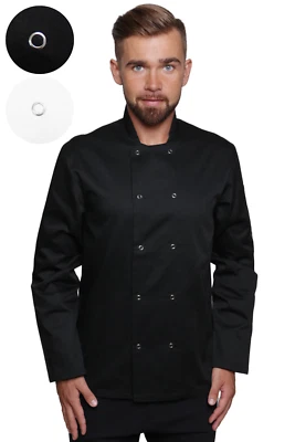 MIRABELLA HEALTH & BEAUTY Wasabi Kochjacke Küche Bäcker Koch Kochen Langarmshirt Unisex