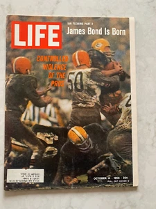 LIFE magazine, October 14, 1966, cover: NFL - Picture 1 of 4