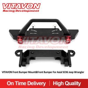 Vitavon Front Bumper Mount&Front Bumper for Axial SCX6 Jeep Wrangler 1/6 - Picture 1 of 5