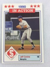 1990 Don Jennings Southern League All-Stars 43 Jeff Conine Rookie Memphis Chicks