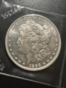 1896-P MORGAN SILVER DOLLAR Obverse DMPL Choice BU (D6) - Picture 1 of 3