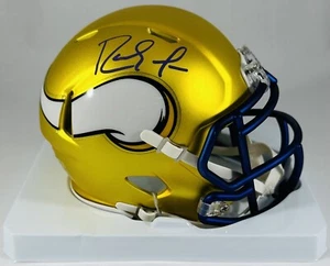 Randy Moss Signed Minnesota Vikings Blaze Mini Helmet Straight Ca$H Beckett COA - Picture 1 of 2