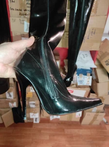 Botas por encima de la rodilla de goma látex negras 42 43 44 45 46 47 *408 Bolingier Poland - Imagen 1 de 13