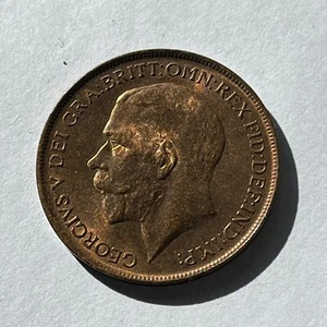 George V Penny 1911 UNC Excellent lustre - Picture 1 of 2