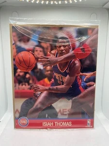 1991 NBA Hoops 8x10 Pistons Isiah Thomas Action Photo Glossy Printed New/Sealed - Picture 1 of 2