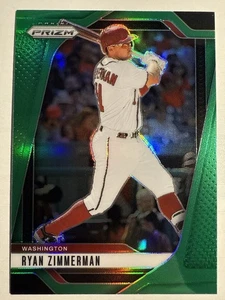 2025 Panini Prizm Ryan Zimmerman Green Prizm Nationals Legend #205 - Bild 1 von 2