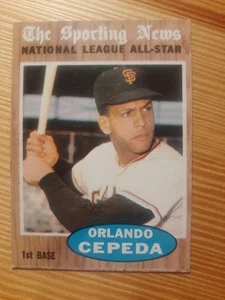 1962 Topps - Orlando Cepeda #390 All-Star - Picture 1 of 2