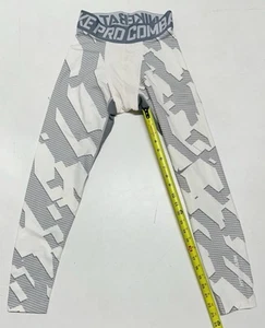 Nike Pro Combat Dri Fit Compression Leggings Men’s Size Medium Geometric Print - Picture 1 of 5