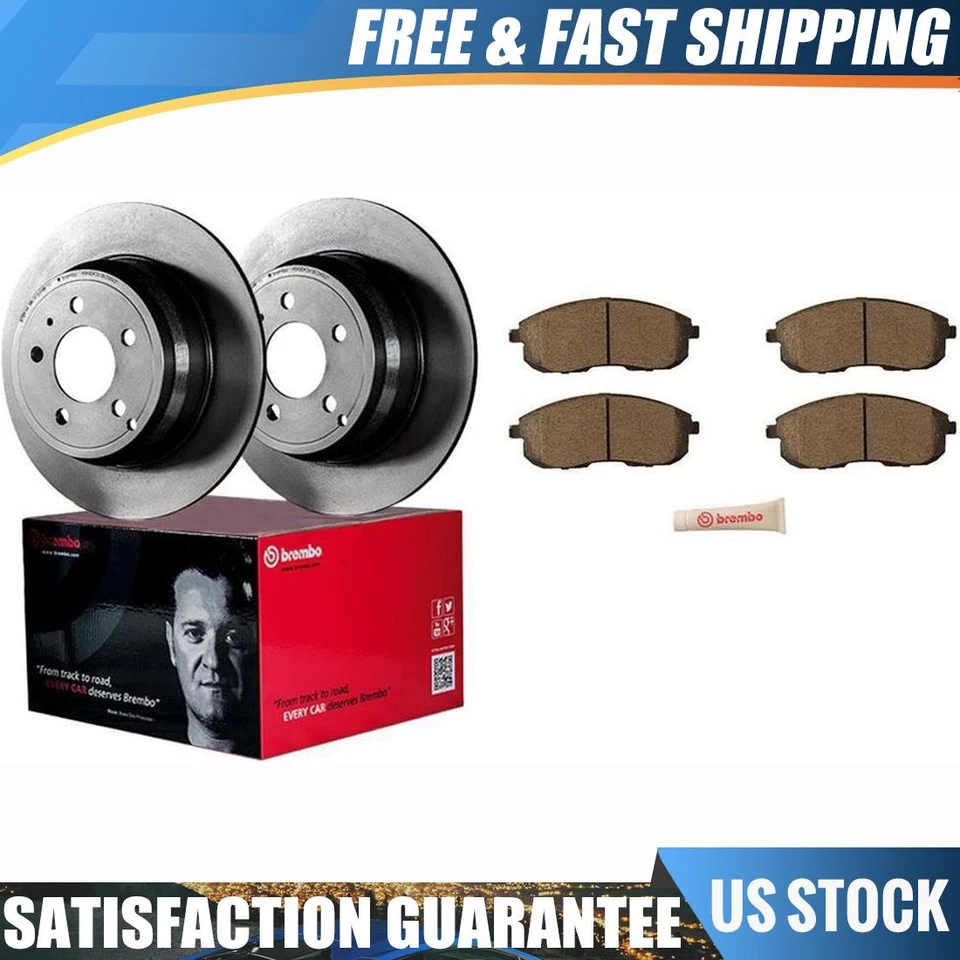 Juego de 6 rotores y pastillas de freno de disco delanteros Brembo para Nissan Altima 2005 Foto 1 de 4