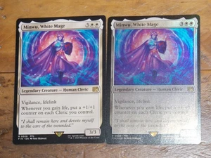 Magic The Gathering Minwu, White Mage x2 lámina rara x1 Final Fantasy casi nuevo bajo envío y devolución - Imagen 1 de 1