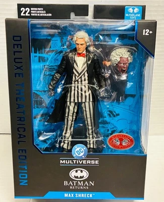 McFarlane DC Deluxe Teatro Batman Returns Max Shreck Rojo Edición Platino Foto 1 de 4