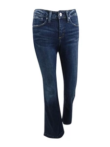 Silver Jeans Co. Women's Avery Curvy Trouser Jean (W24/L33, Indigo) - Picture 1 of 3