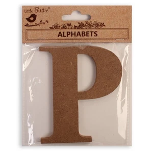 6er Pack - Little Birdie MDF Alphabete Upper Case 4" 1/Pkg-P - CR88163 - Bild 1 von 5