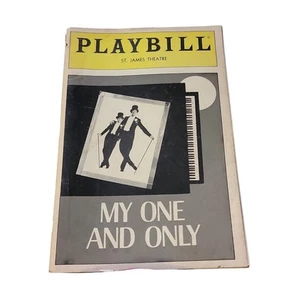 My One and Only Broadway Playbill Twiggy 1984 Tommy Tune St James Theater - Bild 1 von 6