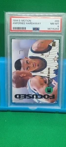 PSA 8 1994 E-MOTION #69 ANFERNEE HARDAWAY De colección Clasificado NBA Casi Como Nuevo/Como Nuevo  - Imagen 1 de 6
