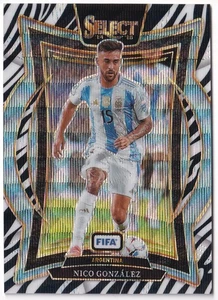 Panini Fifa Select 2024-25 Nico Gonzalez Zebra Prizm SSP - Bild 1 von 2