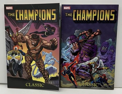 Marvel The Champions Classic Volúmenes 1 y 2 Colección Completa TPB Omnibus Foto 1 de 4