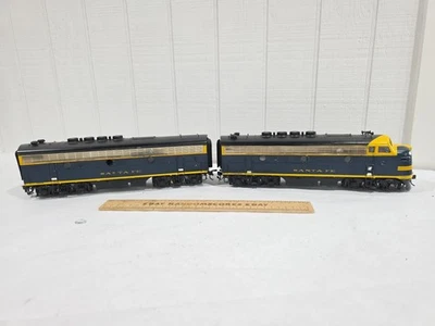 All Nation Cast Metal Brass 2 Rail O F3 A B Diesel DCC Sound ATSF Santa Fe Read  - Image 1 of 4