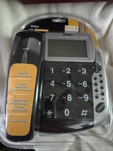 NOWY Vivitar Talking Caller ID Głośnik Telefon, Duży numer / Przyciski, Przewodowy telefon stacjonarny - Zdjęcie 1 z 8