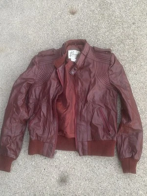 Chaqueta bomber vintage de cuero Berman’s para hombre talla 36 excelente estado Foto 1 de 4