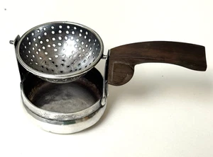 SPRATLING Sterling Silver Tea Strainer with Drip Tray - Picture 1 of 4