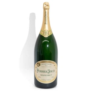 Perrier Jouet Champagne VUOTA bottiglia decorativa bottiglia da spettacolo 6 l "Grand Brut" fla vuota - Foto 1 di 3