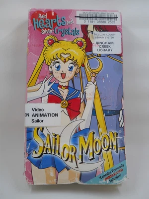 Sailor Moon: Red Hearts And Silver Crystals - Vintage Rare VHS - Image 1 of 4